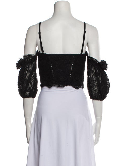 Jonathan Simkhai Nylon Square Neckline Crop Top