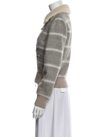 Jonathan Simkhai Wool Striped Jacket