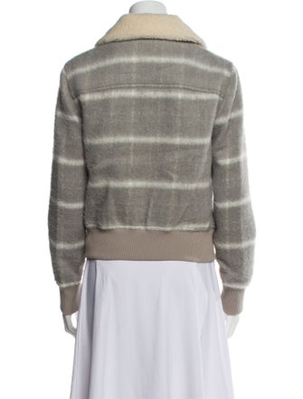Jonathan Simkhai Wool Striped Jacket