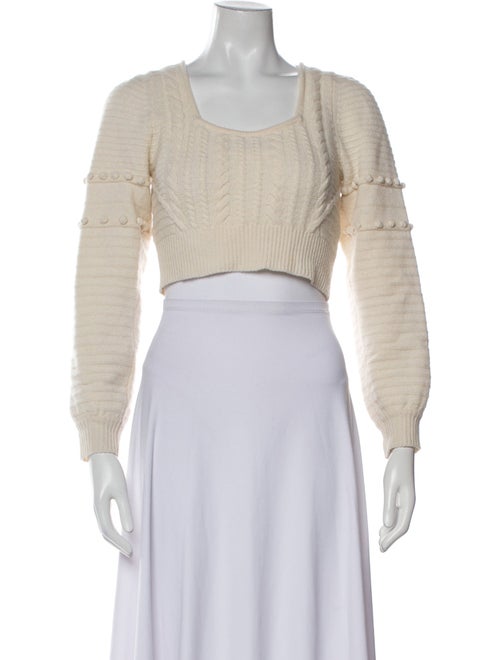 Jonathan Simkhai Wool Scoop Neck Sweater