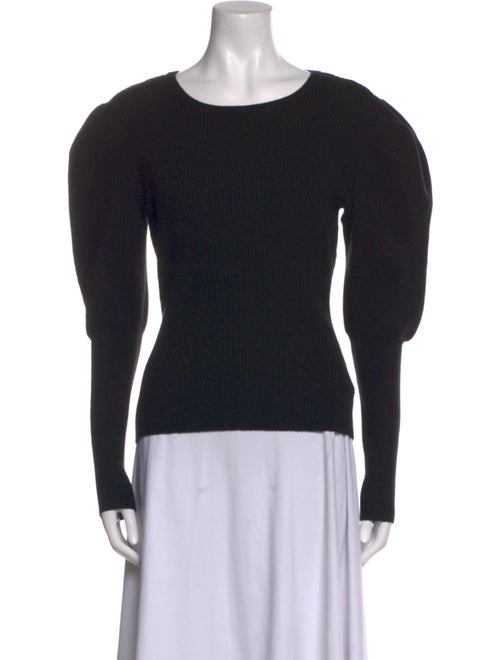 Jonathan Simkhai Bateau Neckline Long Sleeve Sweatshirt