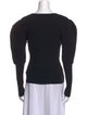 Jonathan Simkhai Bateau Neckline Long Sleeve Sweatshirt