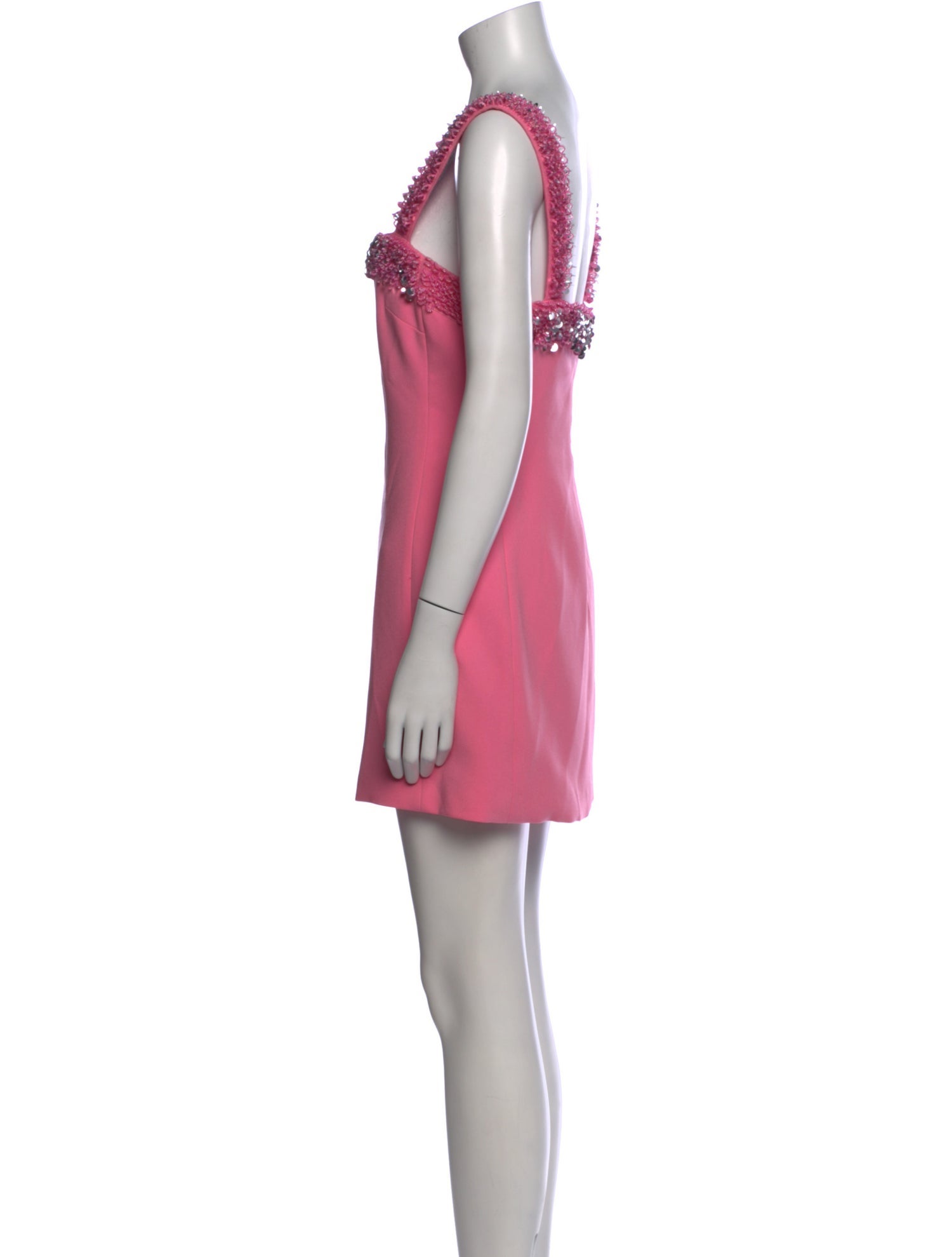 Jonathan Simkhai Square Neckline Mini Dress