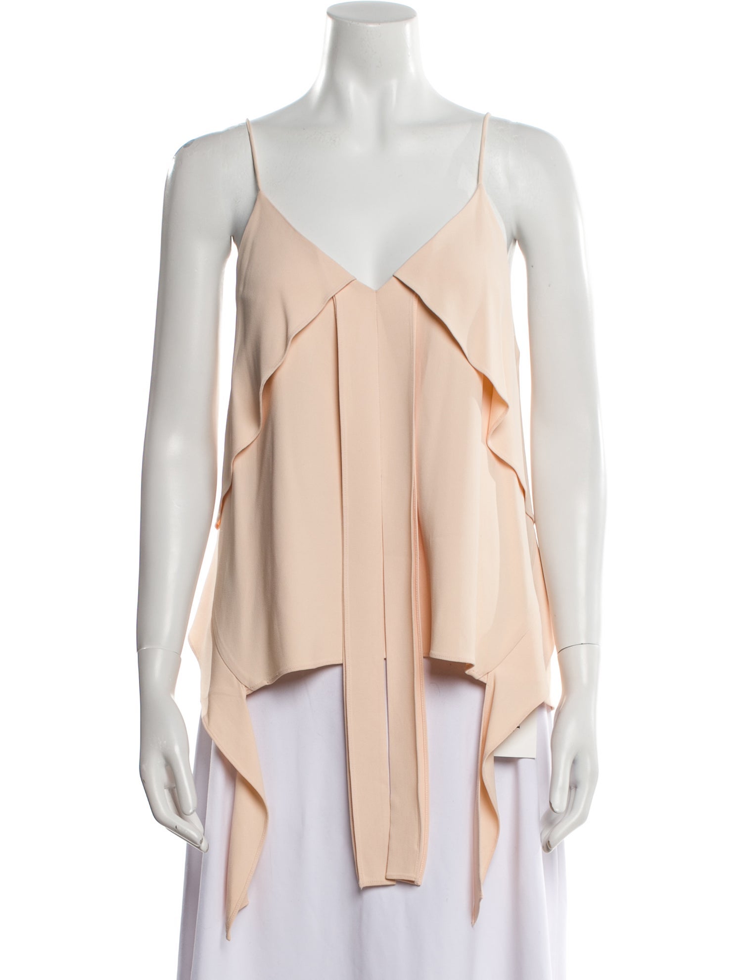 Jonathan Simkhai Silk V-Neck Blouse