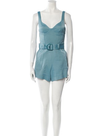 Jonathan Simkhai V-Neck Romper