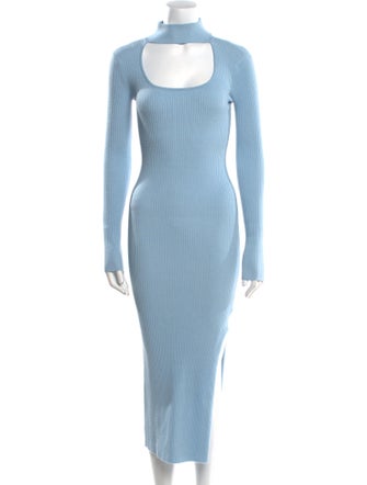 Jonathan Simkhai Mock Neck Long Dress