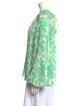 Jonathan Simkhai Printed Scoop Neck Blouse