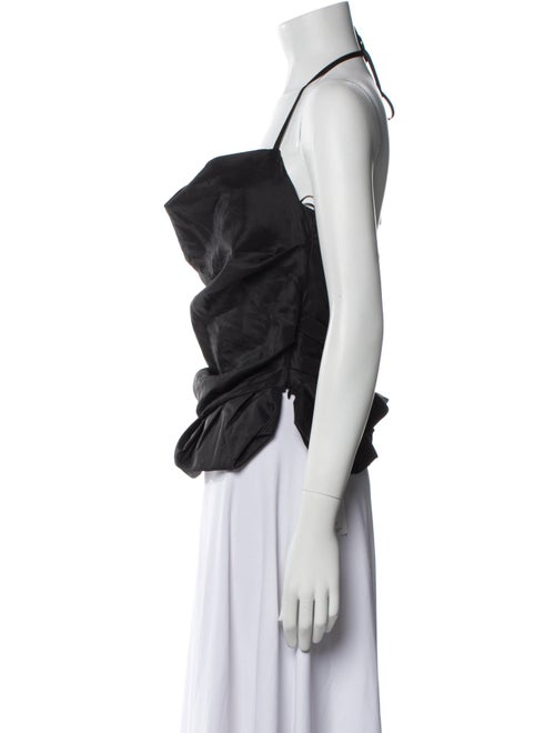 Jonathan Simkhai Halterneck Sleeveless Crop Top