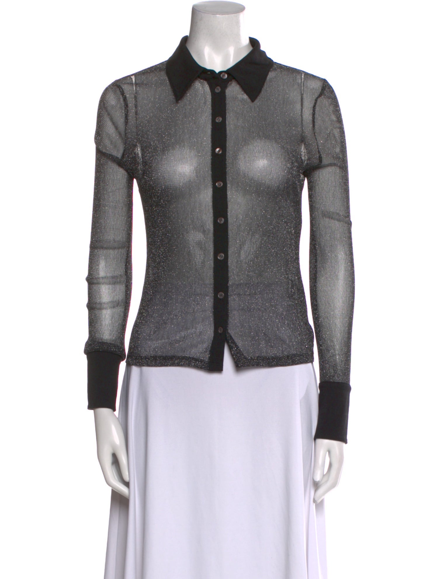 Jonathan Simkhai Long Sleeve Button-Up Top