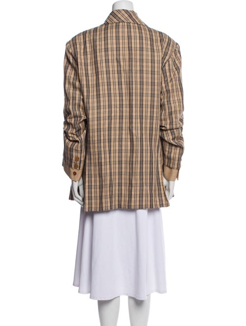 Jonathan Simkhai Plaid Print Blazer