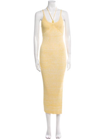 Jonathan Simkhai Printed Long Dress