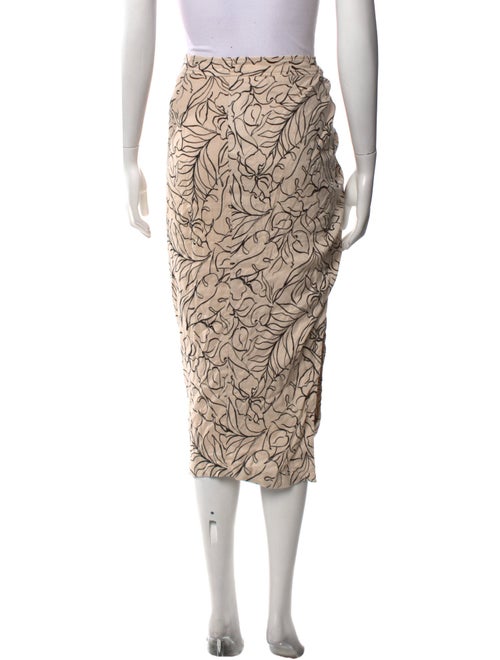 Jonathan Simkhai Printed Midi Length Skirt
