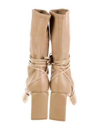 Jonathan Simkhai Leather Colorblock Pattern Boots