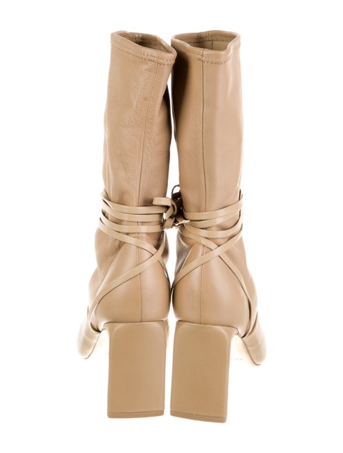 Jonathan Simkhai Leather Colorblock Pattern Boots