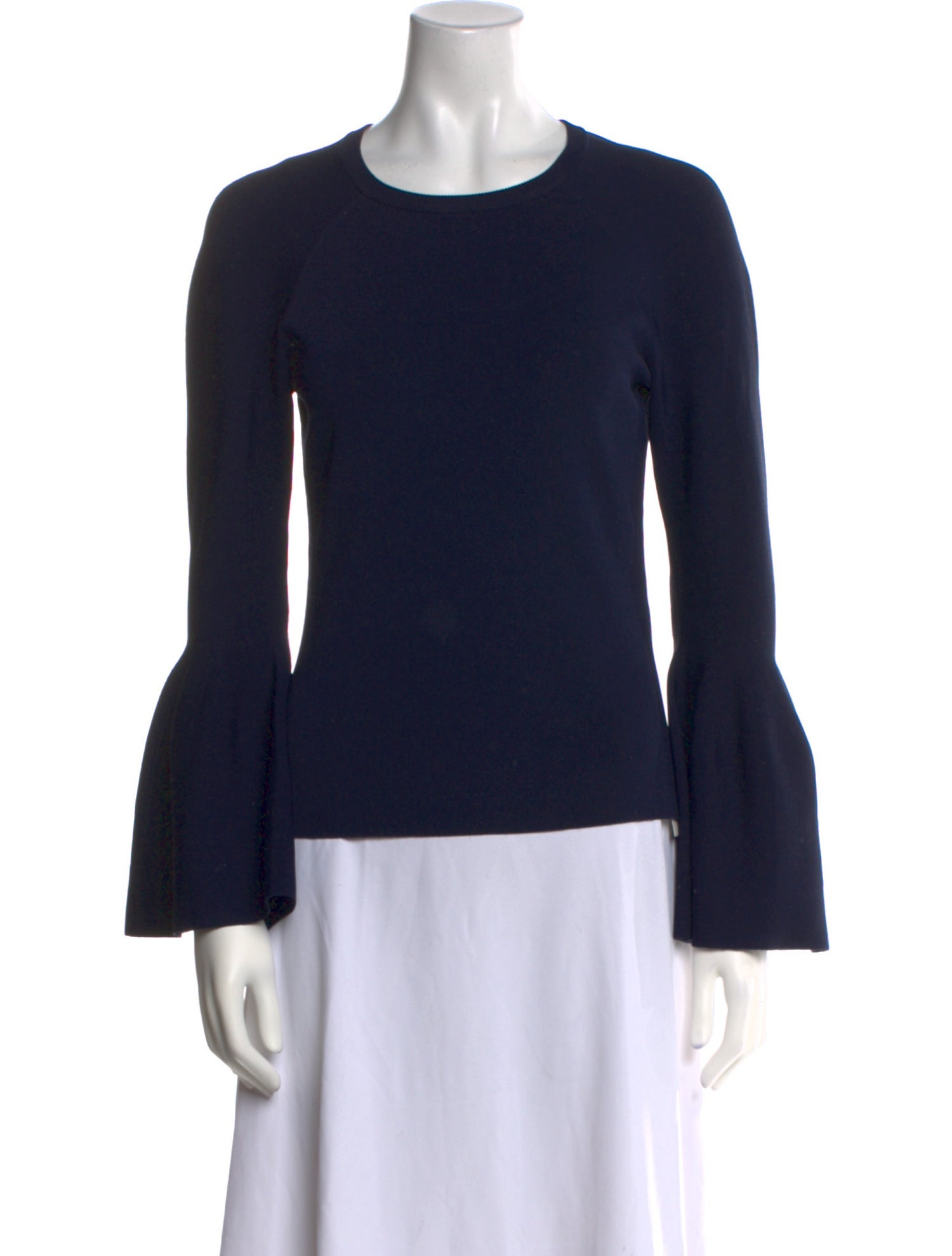 Jonathan Simkhai Crew Neck Long Sleeve Top
