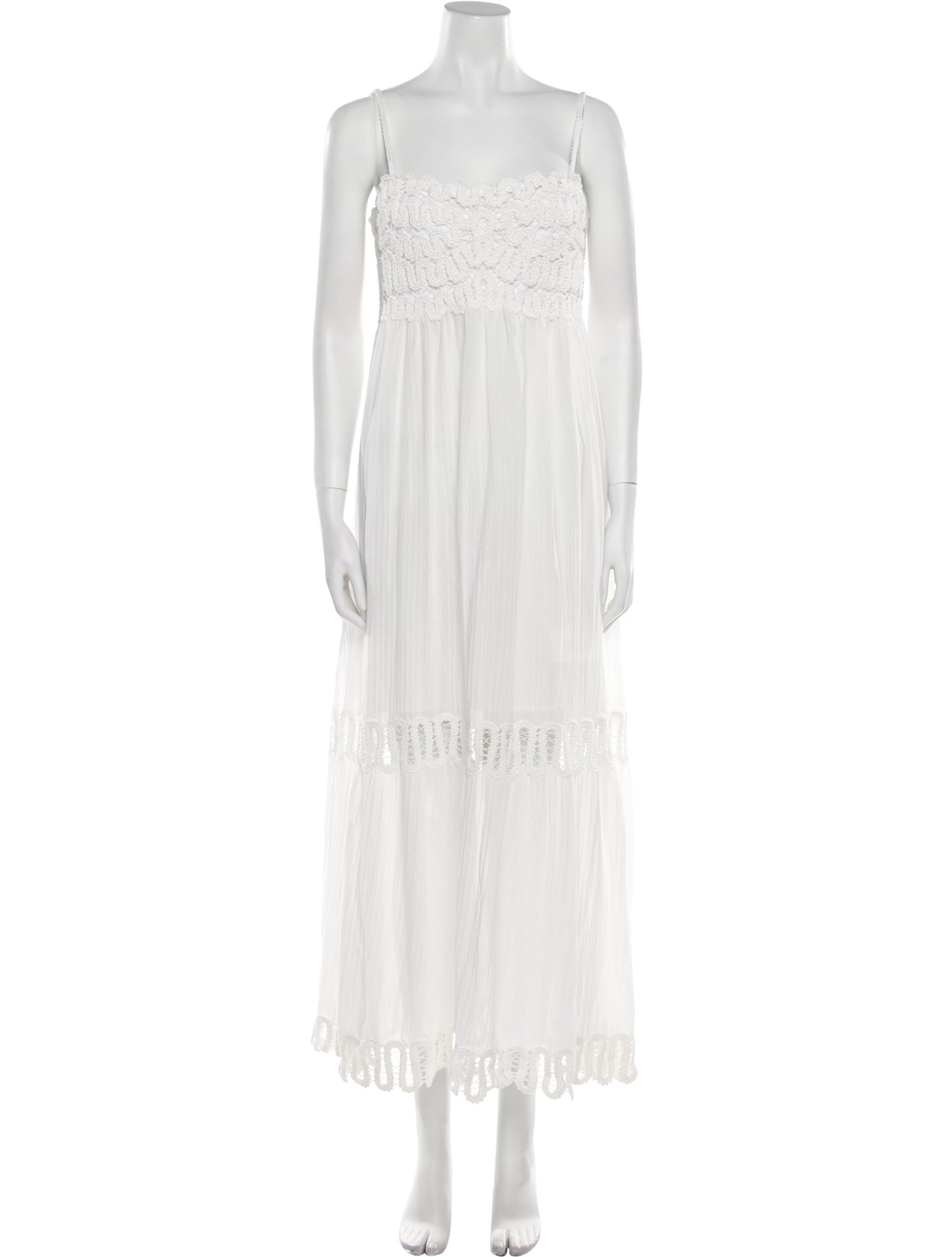 Jonathan Simkhai Square Neckline Long Dress