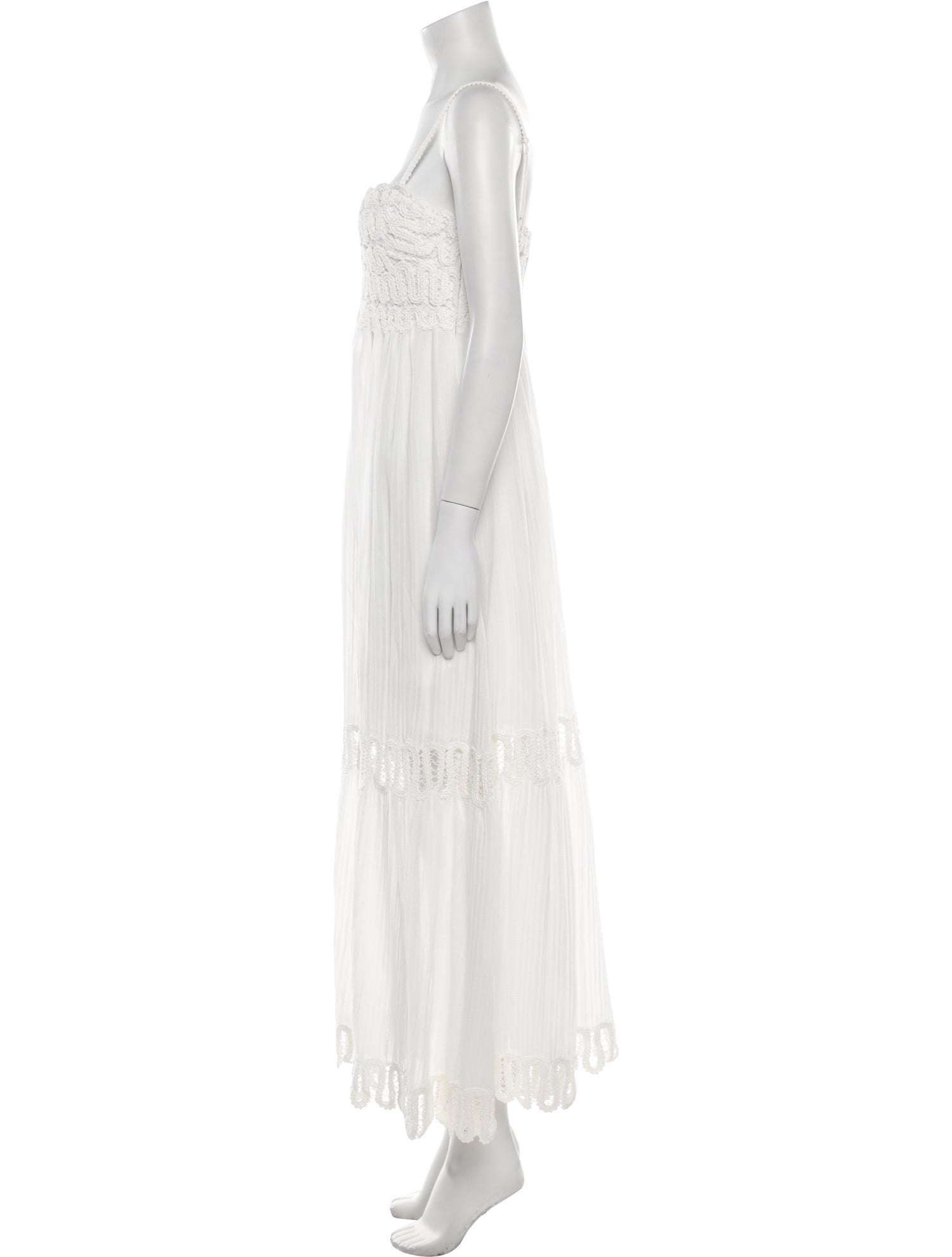 Jonathan Simkhai Square Neckline Long Dress
