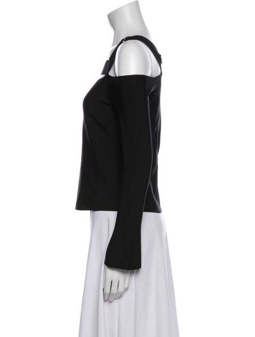 Jonathan Simkhai Square Neckline Long Sleeve Crop Top