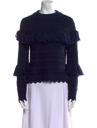 Jonathan Simkhai Wool Crew Neck Sweater