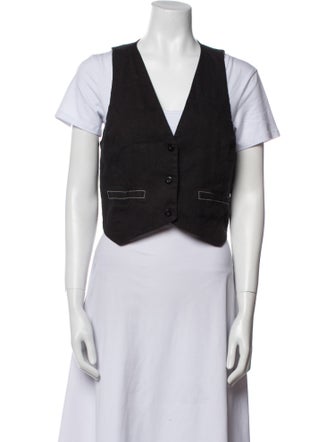 Jonathan Simkhai Linen Vest