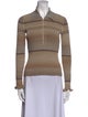 Jonathan Simkhai Striped Long Sleeve Top