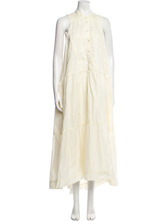 Jonathan Simkhai Mock Neck Long Dress