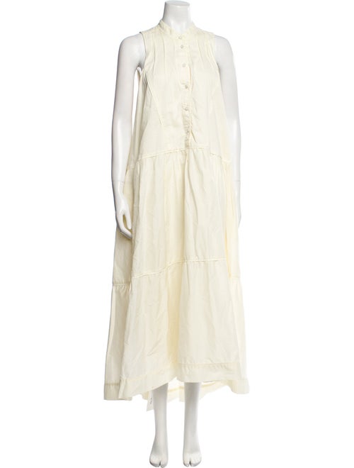 Jonathan Simkhai Mock Neck Long Dress