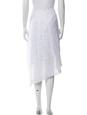 Jonathan Simkhai Eyelet Trim Knee-Length Skirt