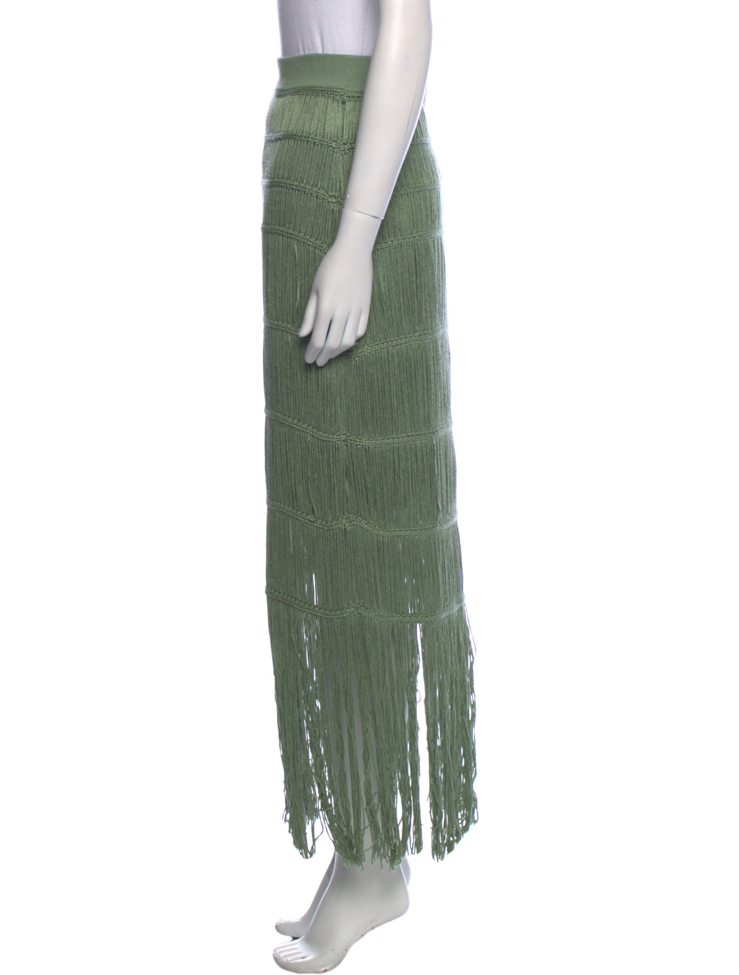 Jonathan Simkhai Striped Midi Length Skirt