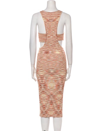 Jonathan Simkhai Striped Midi Length Dress