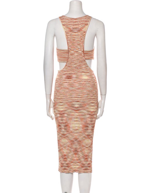 Jonathan Simkhai Striped Midi Length Dress