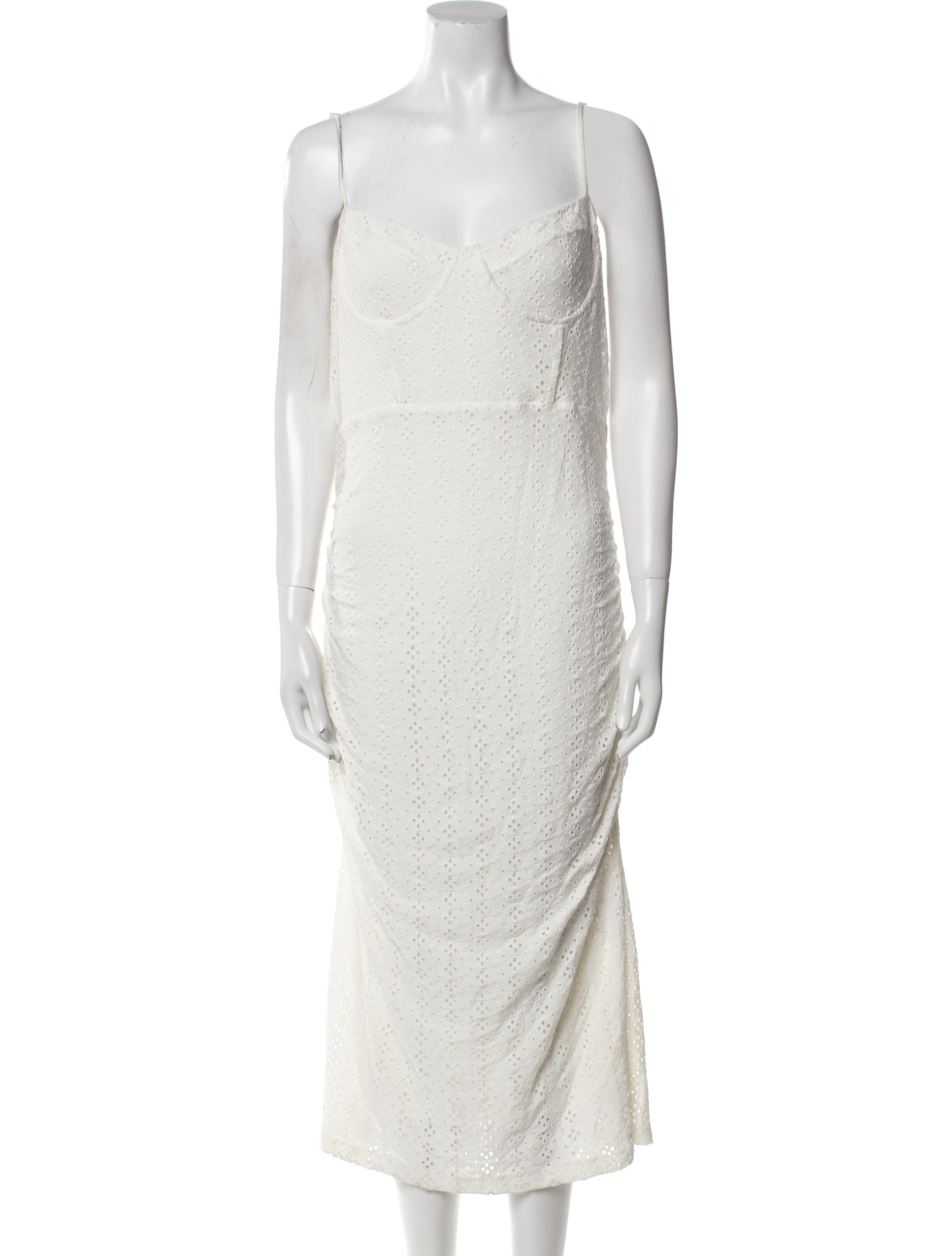 Jonathan Simkhai Square Neckline Midi Length Dress