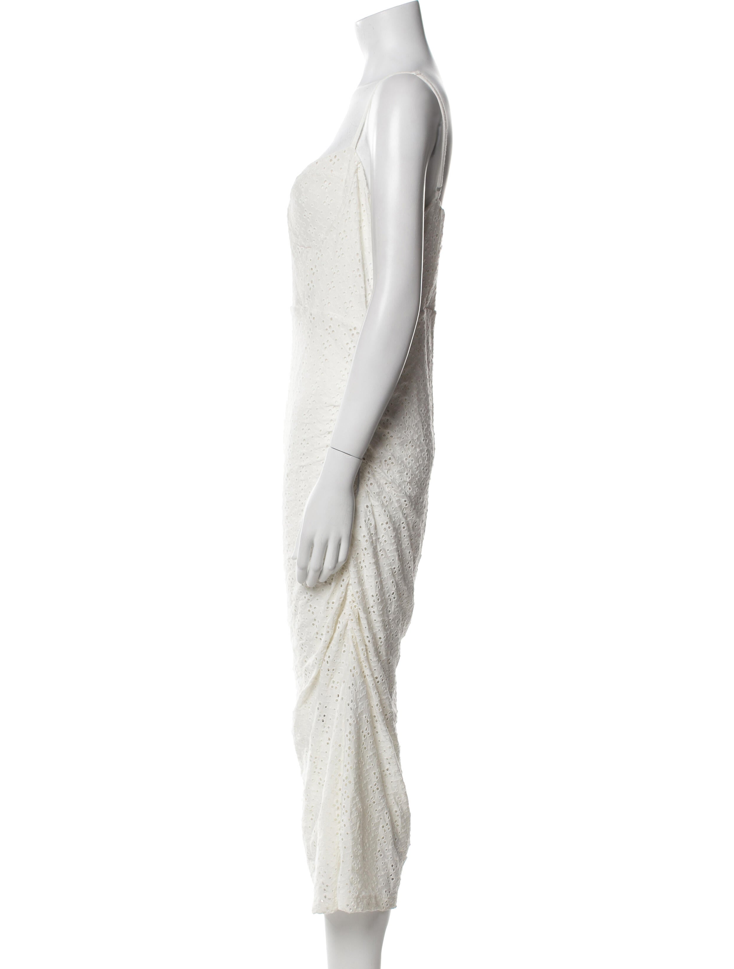 Jonathan Simkhai Square Neckline Midi Length Dress