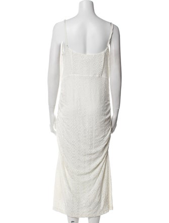 Jonathan Simkhai Square Neckline Midi Length Dress