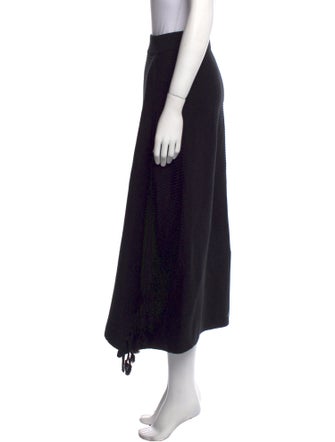 Jonathan Simkhai Fringe Trim Accent Midi Length Skirt