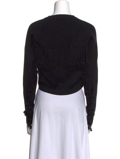 Jonathan Simkhai Crew Neck Long Sleeve Crop Top