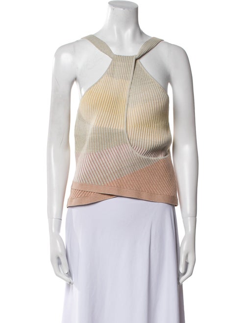 Jonathan Simkhai Striped One-Shoulder Crop Top