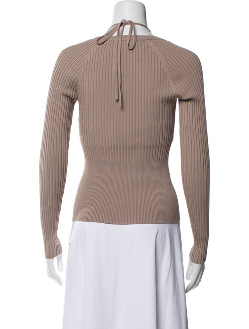 Jonathan Simkhai V-Neck Long Sleeve Top