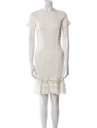 Jonathan Simkhai Crew Neck Mini Dress