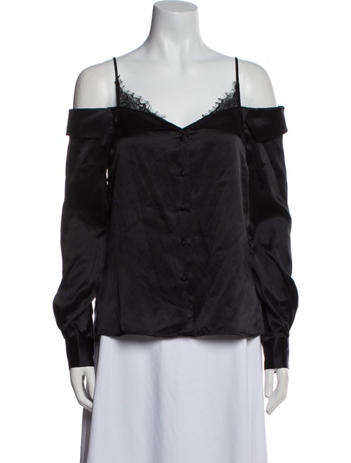 Jonathan Simkhai Silk V-Neck Blouse