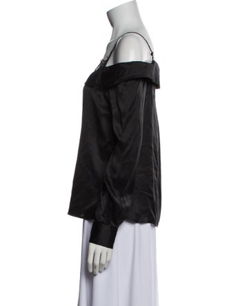 Jonathan Simkhai Silk V-Neck Blouse