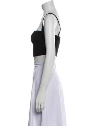 Jonathan Simkhai Square Neckline Sleeveless Crop Top