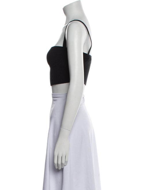Jonathan Simkhai Square Neckline Sleeveless Crop Top