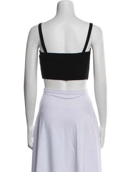 Jonathan Simkhai Square Neckline Sleeveless Crop Top