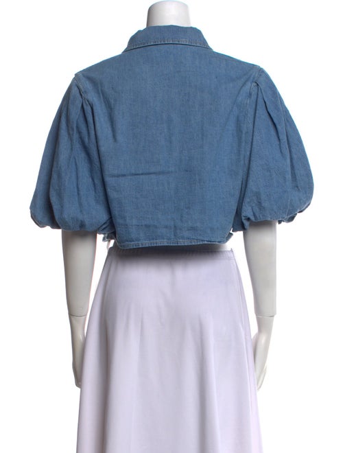 Jonathan Simkhai Short Sleeve Crop Top