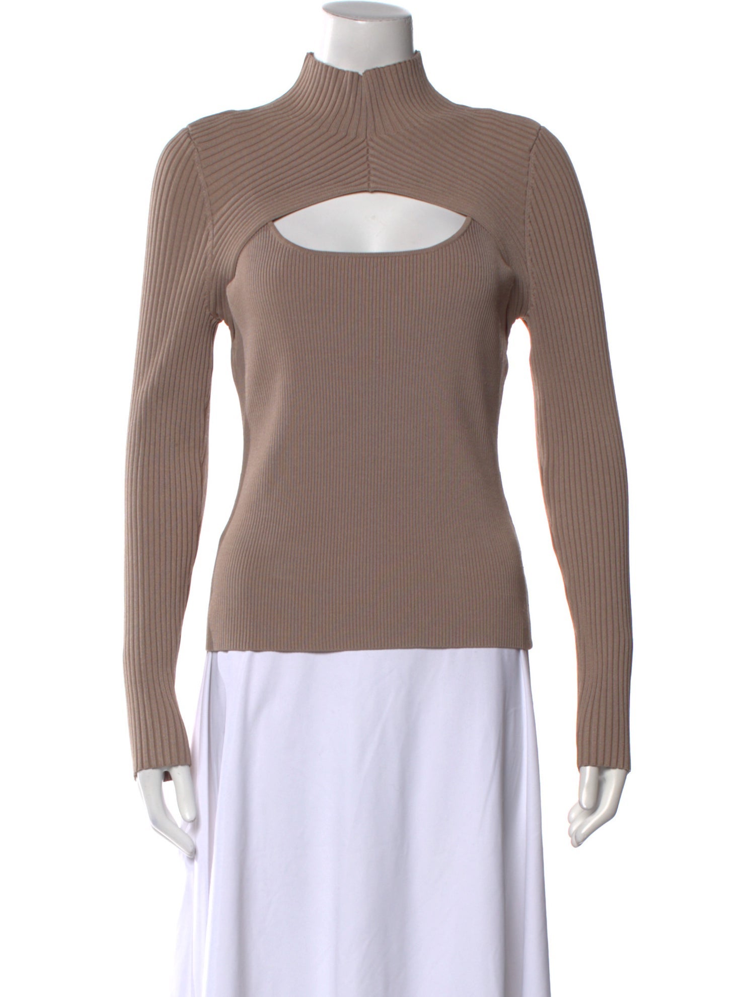 Jonathan Simkhai Turtleneck Long Sleeve Top