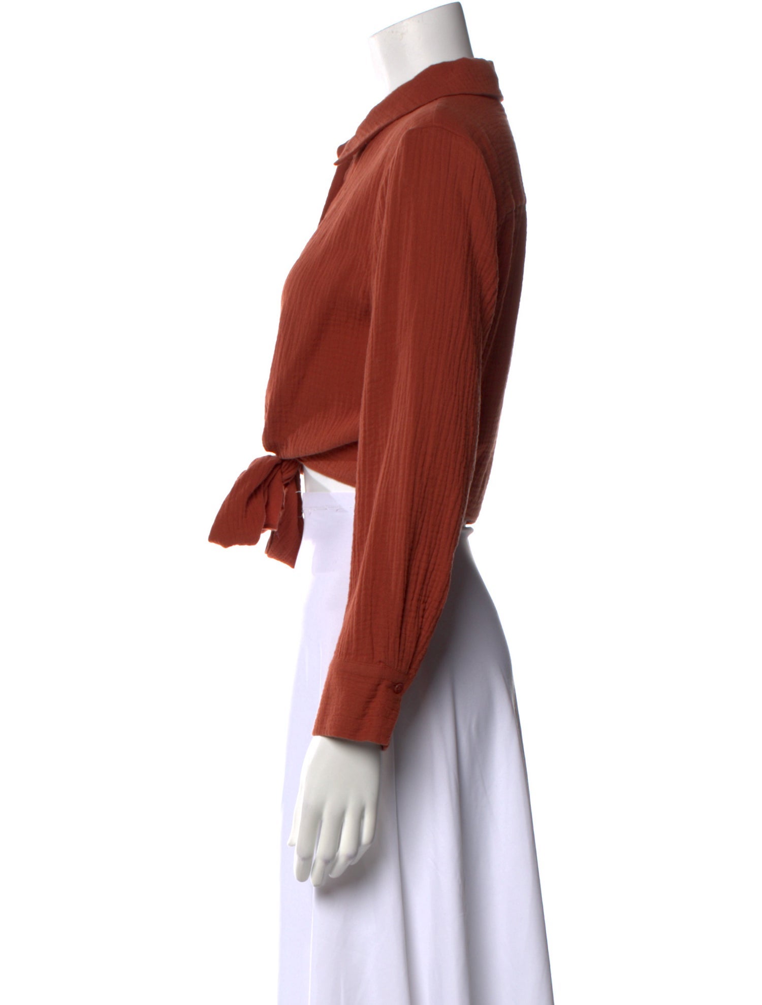 Jonathan Simkhai Long Sleeve Crop Top