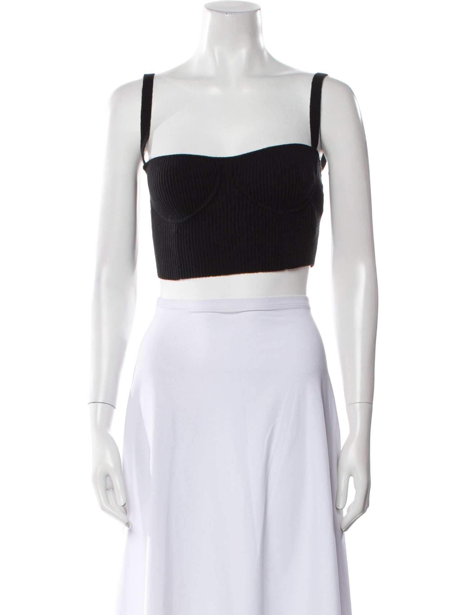 Jonathan Simkhai Square Neckline Sleeveless Crop Top w/ Tags