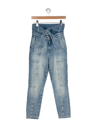 Jonathan Simkhai Mid-Rise Straight Leg Jeans