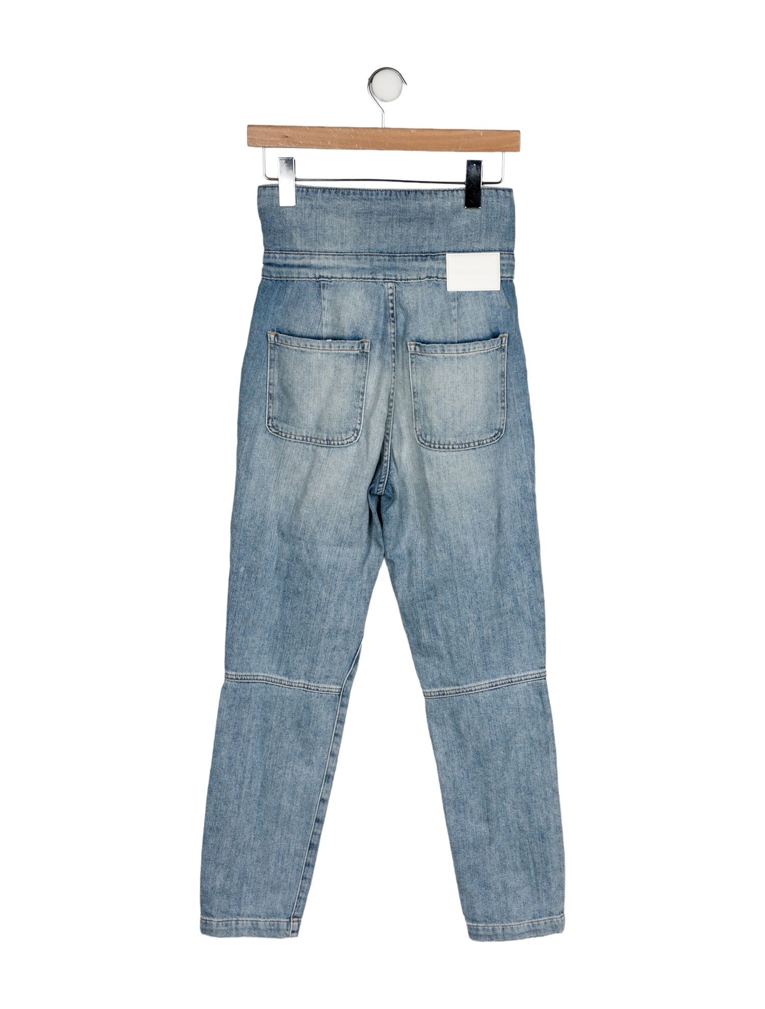 Jonathan Simkhai Mid-Rise Straight Leg Jeans